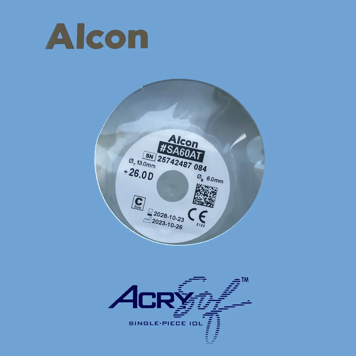 Однокомпонентна інтраокулярна лінза SA60AT AcrySof® Купити Однокомпонентна інтраокулярна лінза SA60AT AcrySof® Україна