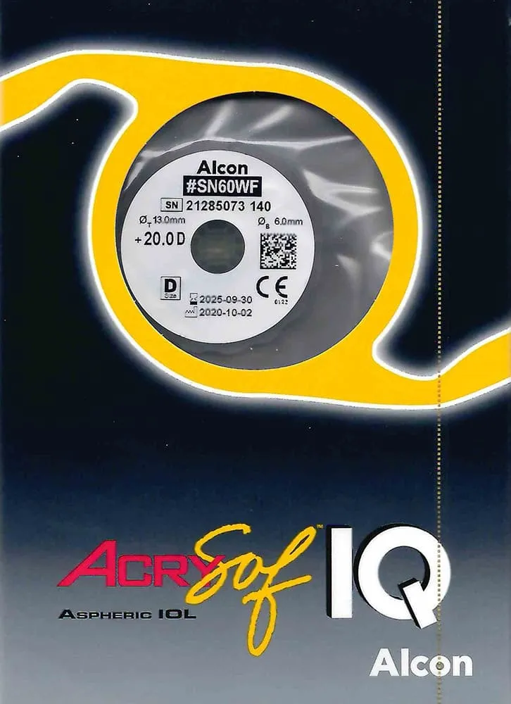 Однокомпонентна інтраокулярна лінза IQ SN60WF AcrySof® Купити Однокомпонентна інтраокулярна лінза IQ SN60WF AcrySof® Україна