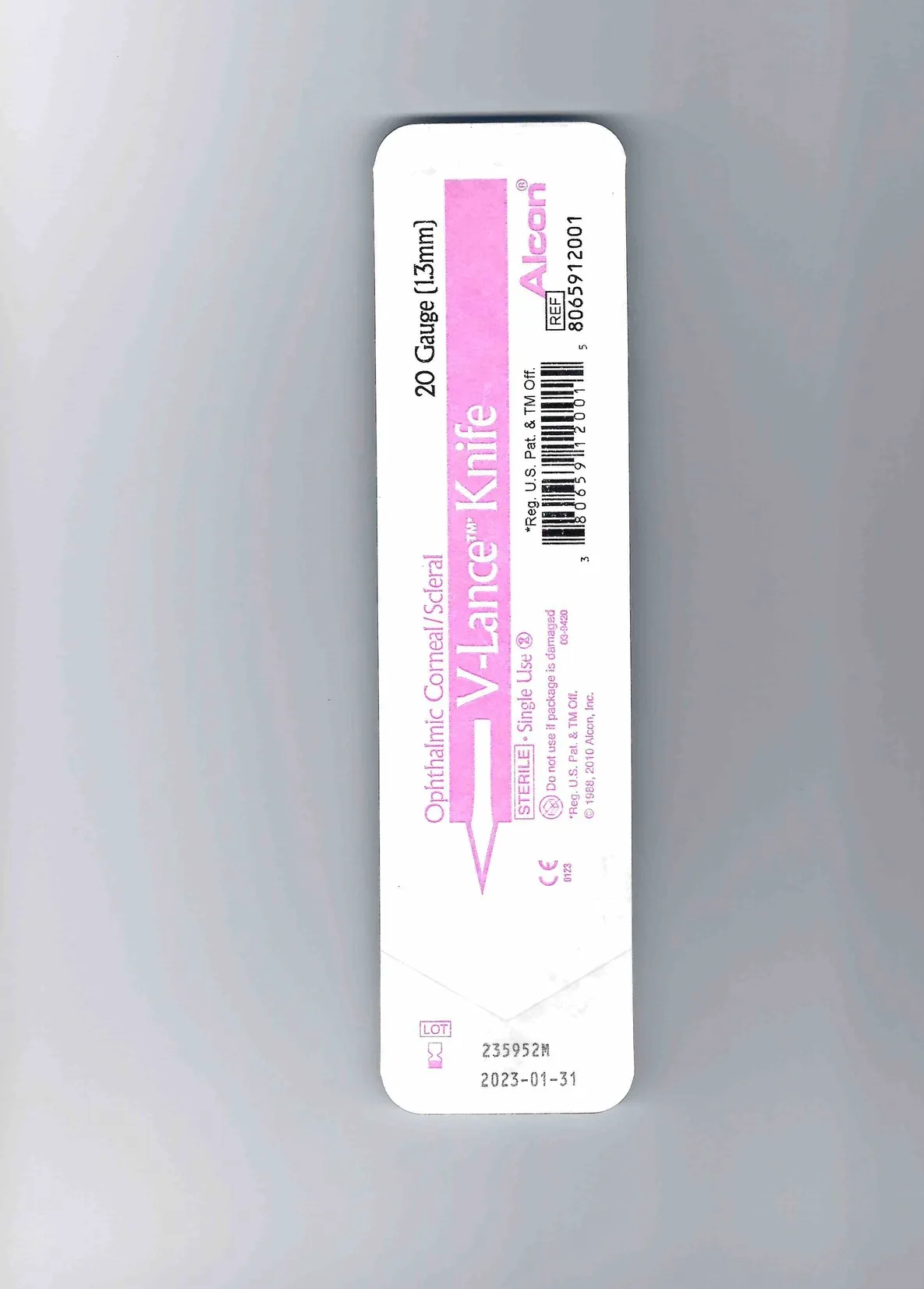 Ніж V-спис 1.3 мм V-Lance Knife (Corneal/Scleral), офтальмологічний стерильний Купити Ніж V-спис 1.3 мм V-Lance Knife (Corneal/Scleral), офтальмологічний стерильний Україна