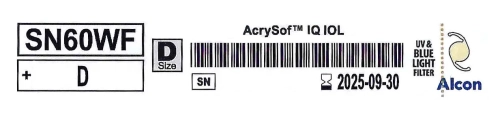Однокомпонентна інтраокулярна лінза IQ SN60WF AcrySof®
